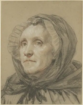 Portrait of the Artist's Mother — Jean Baptiste Greuze