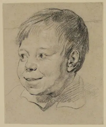 Leendert van der Cooghen - Head study of a boy