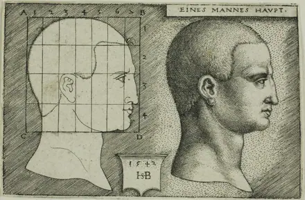 Profile Study of Man's Head — Hans Sebald Beham