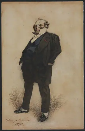 Self-Portrait in the Role of M. Prud'homme  — Henry Bonaventure Monnier