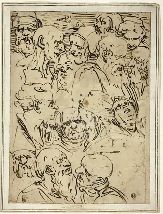 Sketches of Heads — Luca Cambiaso