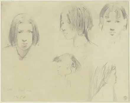 Head study (Nubia) (SM 6984z) — Wilhelm Gentz
