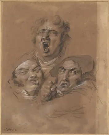 Study of Three Heads