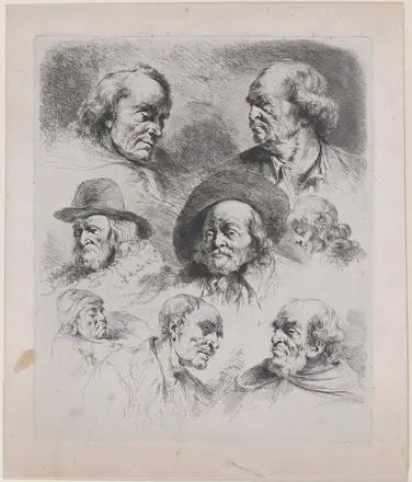 Study of Eight Heads