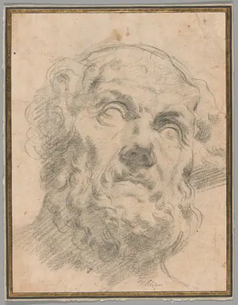 Head of an Old Man, possibly Seneca — Circle of Peter Paul Rubens
