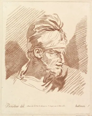 Head of a Man Wearing a Turban — Hakman