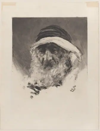 Study of an Arab Head — Sir Hubert von Herkomer