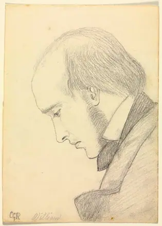 Portrait of William Michael Rossetti — Christina Georgina Rossetti