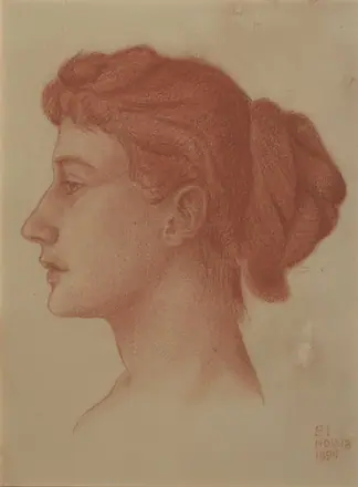Study of a Head - Selwyn Image - ABDAG002473 — Selwyn Image