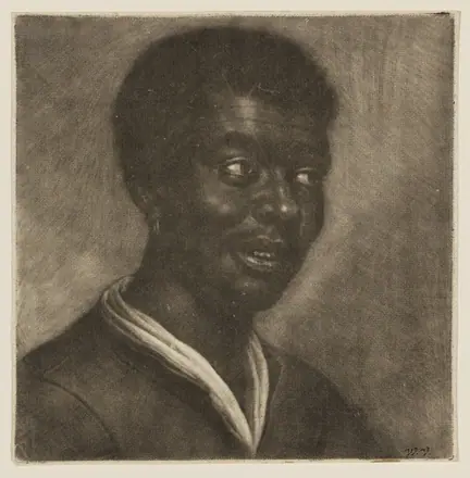 Head of a Black Man — Wallerant Vaillant
