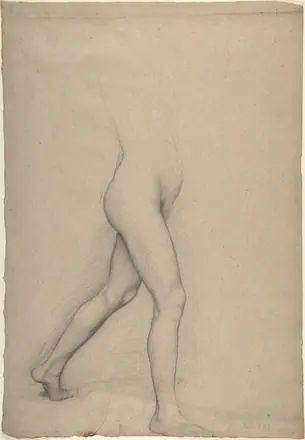 [PIEDI] Study of a Girl's Legs for the painting "Young Spartans" — Edgar Degas