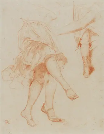 [PIEDI] Friedrich August von Kaulbach Studie zur Schützenlisl 1878 — Friedrich August von Kaulbach