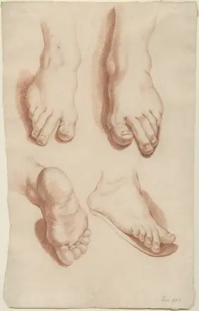 [PIEDI] Studie van voeten, objectno PK.OT.00931 — Unknown artist