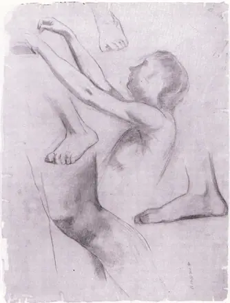 [PIEDI] Studies of feet, legs, and a half figure G6A — Thomas Eakins
