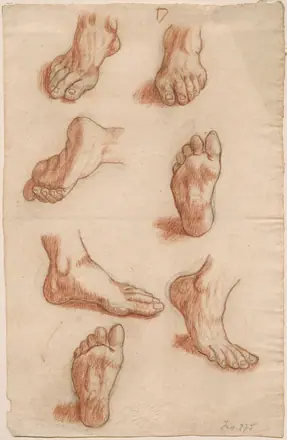 [PIEDI] Studie van voeten, objectno PK.OT.00875 — Unknown artist