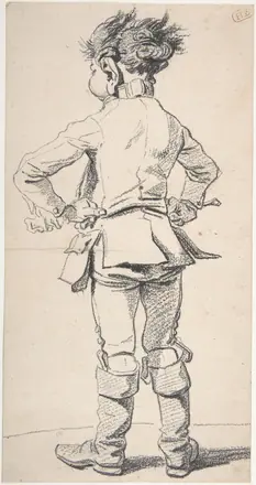 [SCHIENA] Back View of a Roman Servant Boy