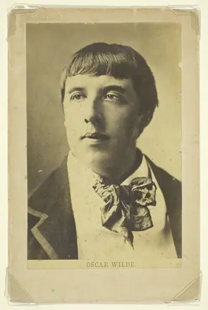 Untitled (Portrait of Oscar Wilde as a young man) — Unknown artist
