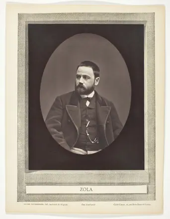 Émile Zola (French novelist, playwright, and journalist, 1840-1902) — Etienne Carjat
