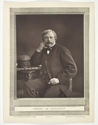 Edmond de Goncourt (French writer and critic, 1822-1896) — Nadar