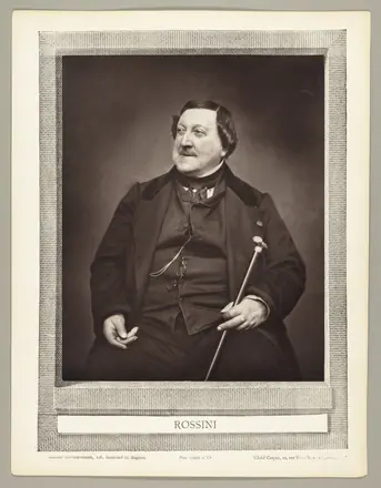 Gioachino Antonio Rossini (Italian composer, 1792-1868) — Etienne Carjat