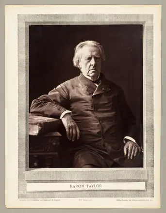 Baron Isidore Justin Séverin Taylor (Belgian playwright and travel writer, 1789-1878) — Nadar