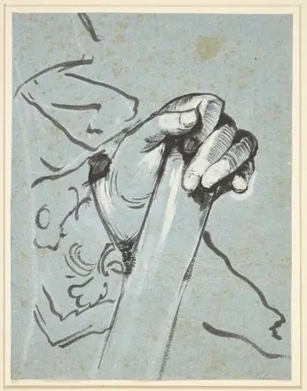 Studie af en hånd — C.G. Pilo