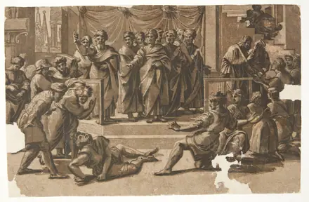 Ananias' død