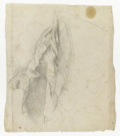 Degas - Etude de drapeaux, RF 43097, Recto — Edgar Degas