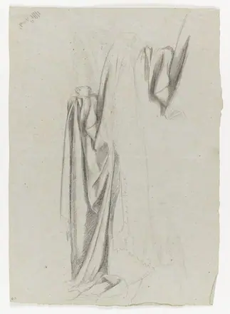 Degas - Etude de draperies, RF 43064, Recto — Edgar Degas