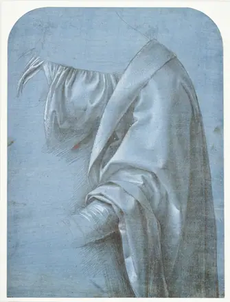 Drapery study for the Madonna Litta