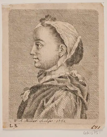 En ung Dame i Profil