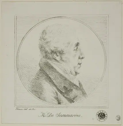 Profile Portrait of Monsieur de Sommariva — Dominique-Vivant Denon