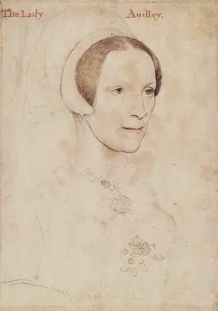 Lady Audley, drawing by Hans Holbein the Younger — Hans Holbein the Younger
