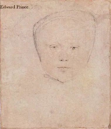 Prince Edward, drawing by Hans Holbein the Younger — Hans Holbein the Younger