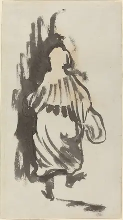 Edouard Vuillard, Walking Figure Seen from Behind, c. 1894, NGA 130852