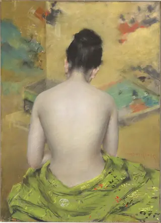 Chase William Merritt Back Of A Nude 1888 — William Merritt Chase