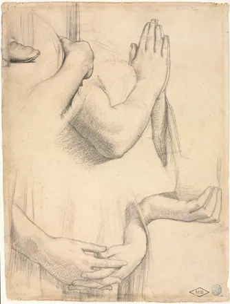 Study of Hands — Jean-Auguste-Dominique Ingres