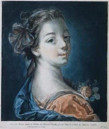 Head of a Woman (Mme. Deshayes?) — Louis-Marin Bonnet
