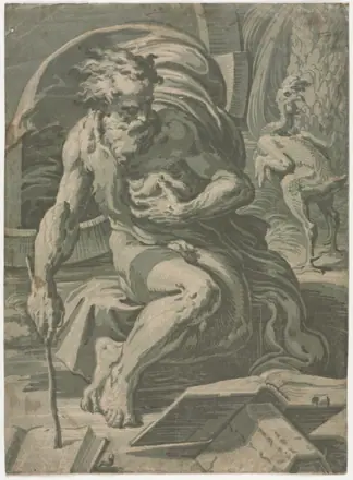 Diogenes — Ugo da Carpi